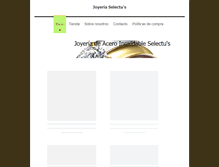 Tablet Screenshot of joyeriaselectus.com